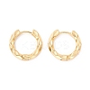 Hammered Small Huggie Hoop Earrings for Girl Women EJEW-I260-06G-NR-1