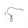 Tarnish Resistant 304 Stainless Steel French Earring Hooks STAS-S111-004P-3