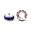 Brass Rhinestone Spacer Beads RB-A020-10mm-S-3