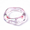 Transparent Resin Finger Rings LS-RJEW-T013-001-E03-4