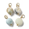 Natural Flower Amazonite Pendants STAS-C120-10G-02-1