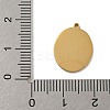 Real 14K Gold Plated 304 Stainless Steel Pendants STAS-Z093-08B-3