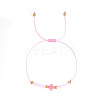 Bohemian Style Glass Braided Beads Bracelets EW0556-5-1