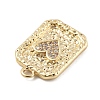 Brass Micro Pave Cubic Zirconia Pendants LS-KK-D283-30G-01-2