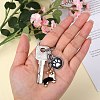 Alloy Enamel Keychains KEYC-SW00007-01-4