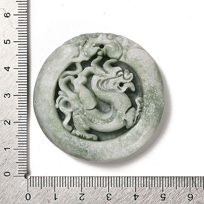 Natural Calcite Carved Pendants G-K349-03C-1