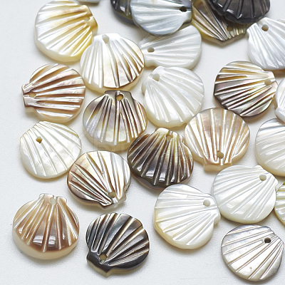 Black Lip Shell Charms X-SSHEL-S260-097A-1
