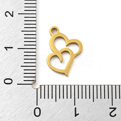 Ion Plating(IP) 316 Surgical Stainless Steel Charms STAS-Q314-21G-1