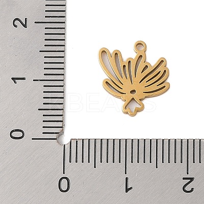304 Stainless Steel Pendants STAS-S139-06G-06-1