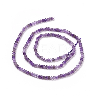 Natural Amethyst Beads Strands X-G-E194-01-1