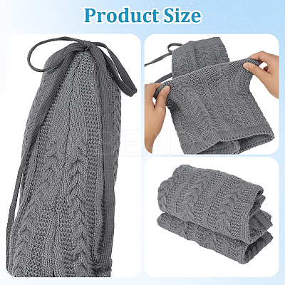 Acrylic Fibers Socks for Women AJEW-WH20060-48C-1