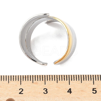304 Stainless Steel Adjustable Cuff Rings RJEW-S626-01GP-A-1