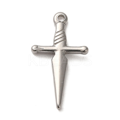 Non-Tarnish 304 Stainless Steel Pendants STAS-R223-05B-1