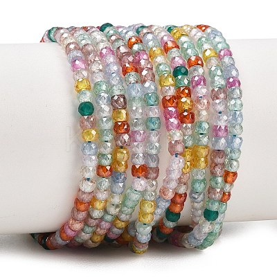 Cubic Zirconia Beads Strands ZIRC-P125-2x3mm-05-1