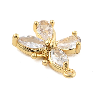 Brass Micro Pave Cubic Zirconia Pendants LS-KK-D283-24G-1