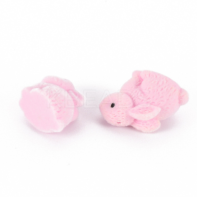 Flocky Plastic Beads KY-Q056-022B-1
