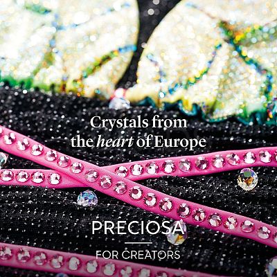 Preciosa® MAXIMA Crystal No Hotfix Flatback Stones Y-PRC-NSS8-70040-1