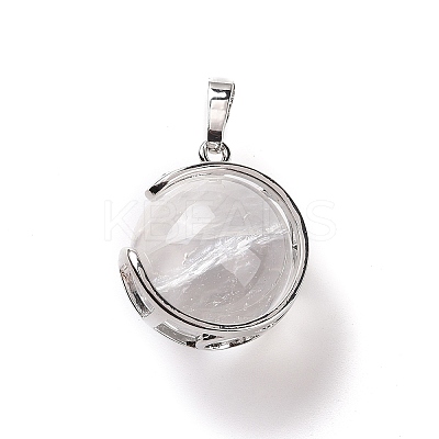 Natural Quartz Crystal Pendants G-A212-01P-06-1