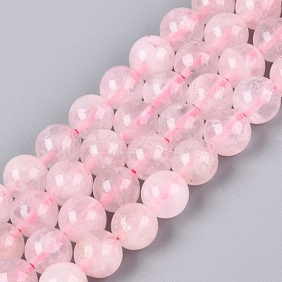 Natural Rose Quartz Beads Strands G-Q601-13A-08-1