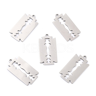 Non-Tarnish 201 Stainless Steel Pendants X-STAS-K003-09P-1