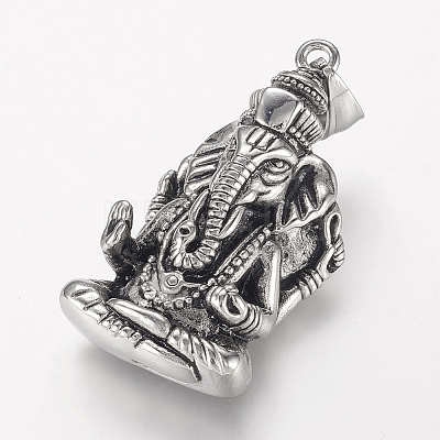304 Stainless Steel Pendants X-STAS-P137-15AS-1