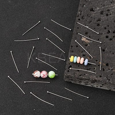 Tarnish Resistant 304 Stainless Steel Ball Head pins STAS-N017-02-30mm-1