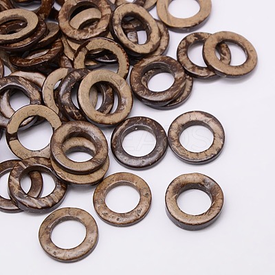 Wood Jewelry Findings Coconut Linking Rings X-COCO-O006C-12-1