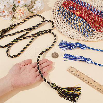 5Pcs 5 Colors Polyester Graduation Tassels AJEW-BC0010-11-1
