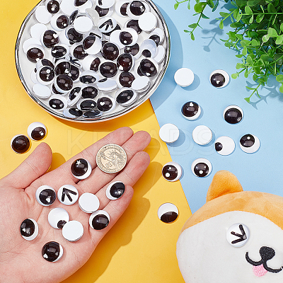 96Pcs 24 Style Glass Doll Craft Eyes Cabochons DIY-OC0011-82A-1