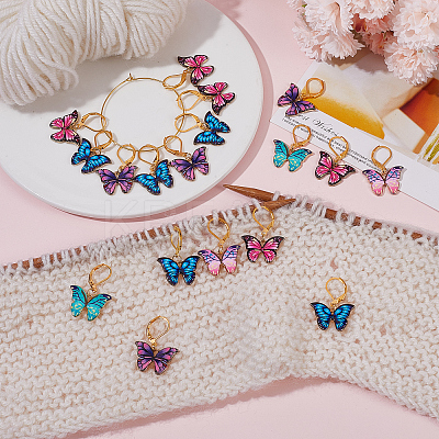 DIY Butterfly Pendant Decoration Making Kit DIY-SC0021-26-1