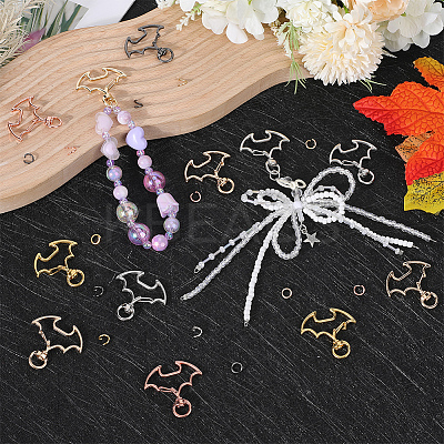 30 Sets 5 Colors Alloy Swivel Clasps FIND-SC0017-69-1