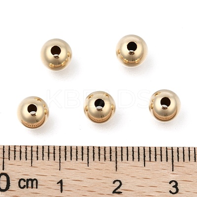 Yellow Gold Filled Beads X-KK-G156-6mm-1-1