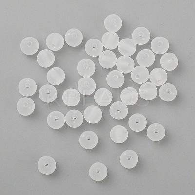 Transparent Acrylic Ball Beads FACR-R021-6mm-16-1