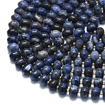 Natural Sodalite Beads Strands G-P573-B17-01-1