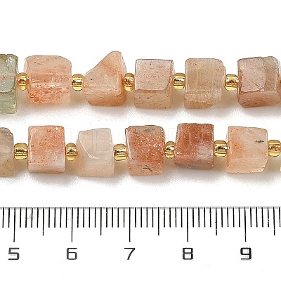 Natural Arusha Sunstone Beads Strands LS-G-G053-B16-03-1