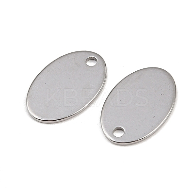 Tarnish Resistant 304 Stainless Steel Stamping Blank Tag Pendants STAS-S028-02-1