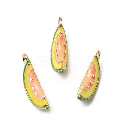 Alloy Enamel Pendants PALLOY-T094-06A-1