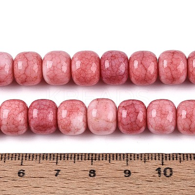 Ombre Effect Dyed Glass Beads Strands GLAA-N067-01A-10-1