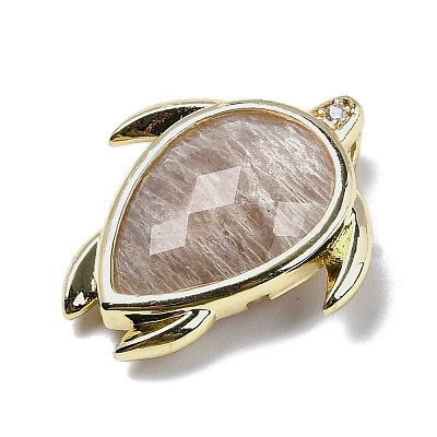 Natural Sunstone Pendants G-U019-02G-08-1