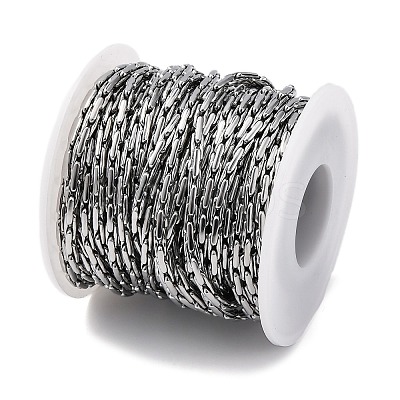 304 Stainless Steel Boston Link Chains STAS-P386-05B-P-1