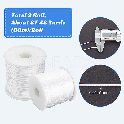 2 Rolls Nylon Thread LW-SP0001-02A-1
