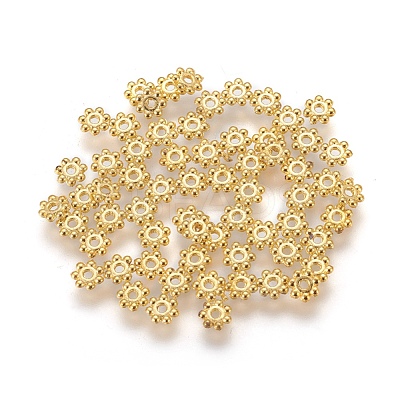 Tibetan Style Alloy Daisy Spacer Beads K08SK011-1