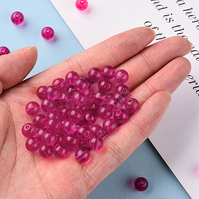 Transparent Acrylic Beads X-MACR-S370-A8mm-706-1