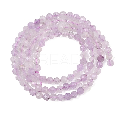 Natural Lavender Amethyst Beads Strands X-G-C127-A03-04-1