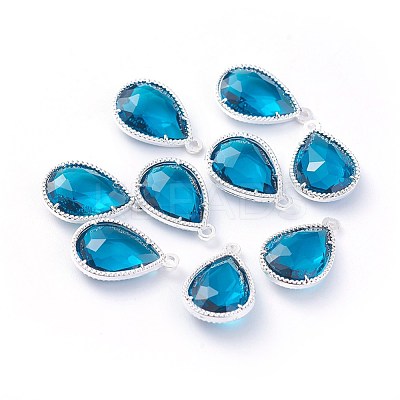 Glass Pendants GLAA-A037-G-03S-1