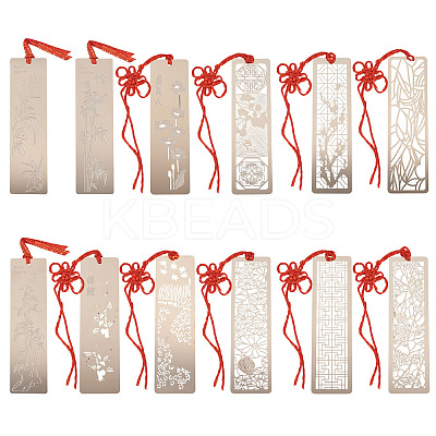 Stainless Steel Bookmarks AJEW-TA0001-07P-1