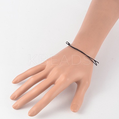 Adjustable Waxed Cord Bracelets BJEW-JB02133-04-1