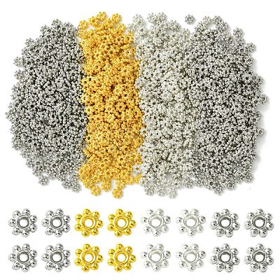 600Pcs 2 Colors CCB Plastic Bead Spacers CCB-YW0001-39A-1