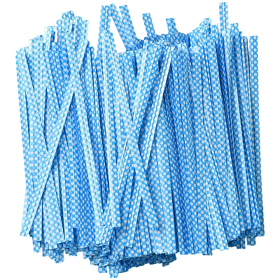 500Pcs Polka Dot PET Plastic Wire Twist Ties FIND-WH20005-40A-1