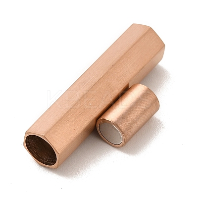 Ion Plating(IP) 304 Stainless Steel Matte Magnetic Clasps STAS-M308-07C-1